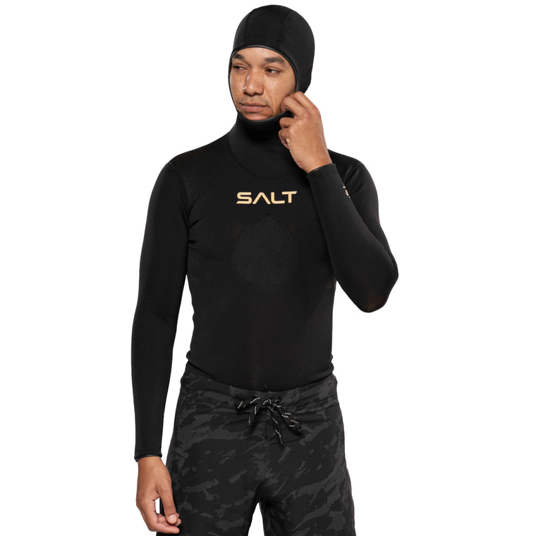 SALT Abyss Mens Hooded Wetsuit Top - 1.5mm