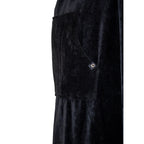 SALT Hooded Cotton Poncho Towel - Black