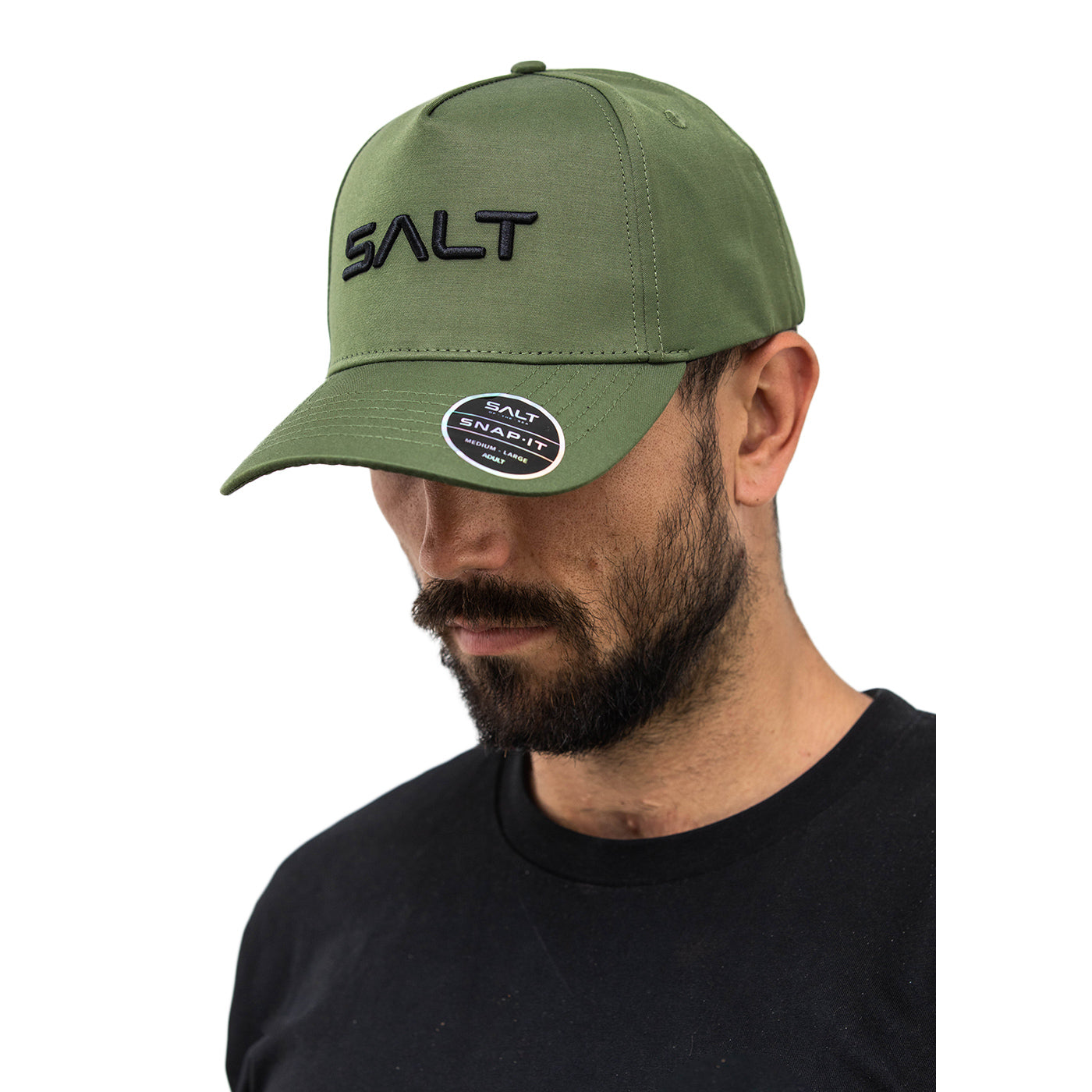 SALT Snapback Cap - Embroidered Salt Logo