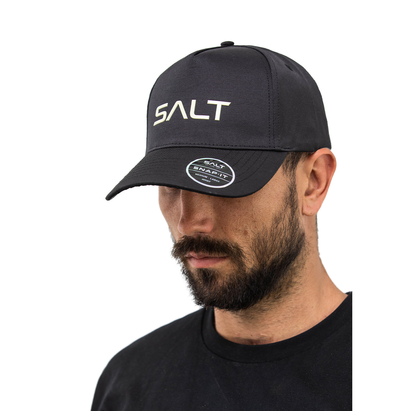 SALT Snapback Cap - Raised Salt Logo