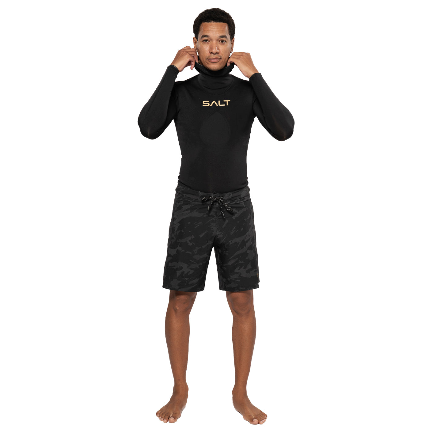 SALT Abyss Mens Hooded Wetsuit Top - 1.5mm