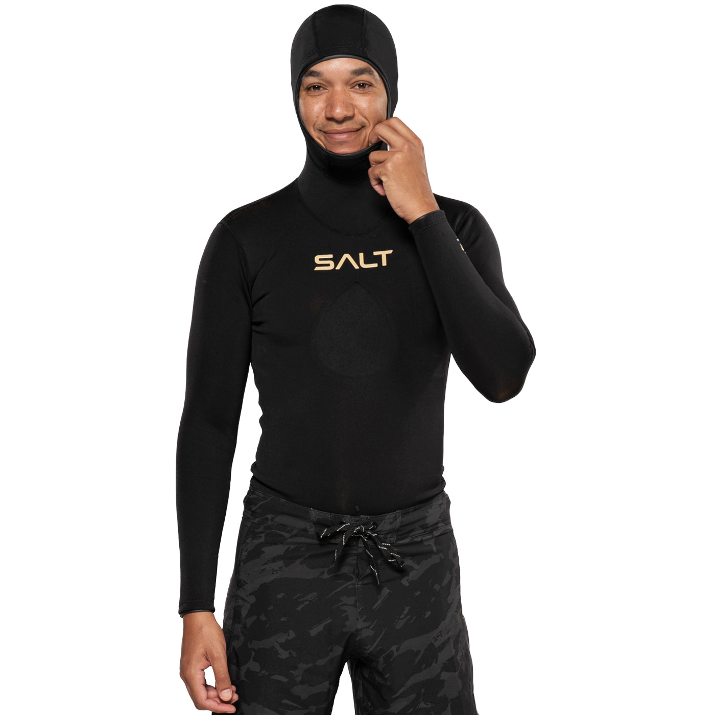 SALT Abyss Mens Hooded Wetsuit Top - 1.5mm