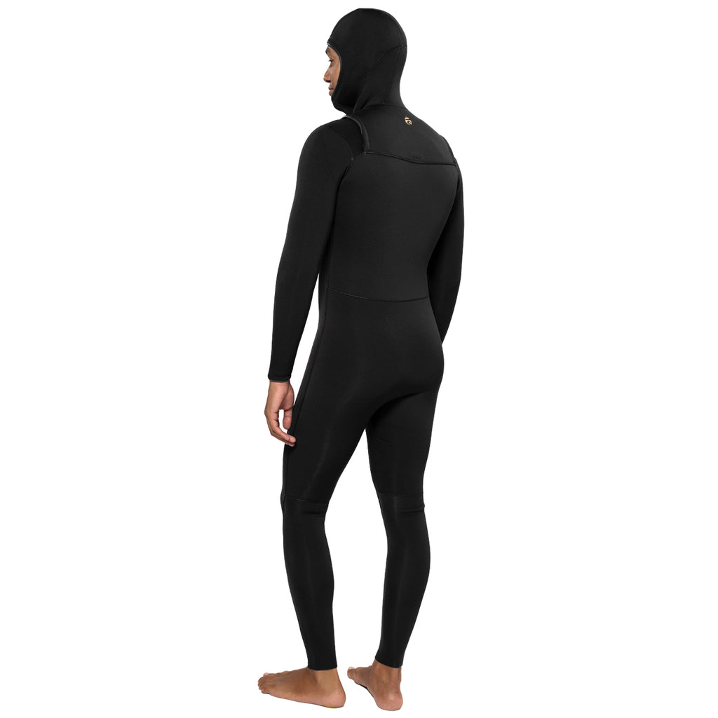 SALT Element Mens Chest Zip Hooded Steamer - 4/3mm