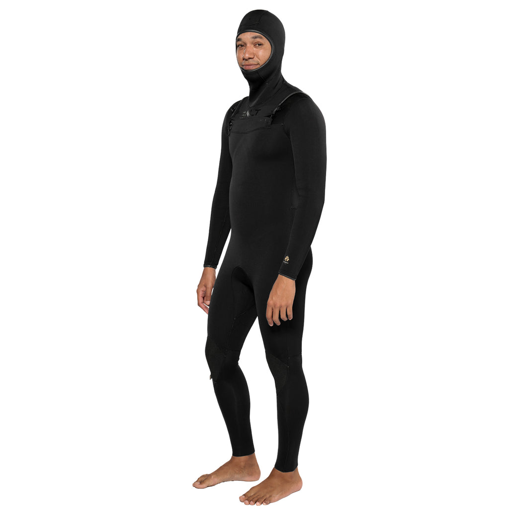 SALT Element Mens Chest Zip Hooded Steamer - 4/3mm