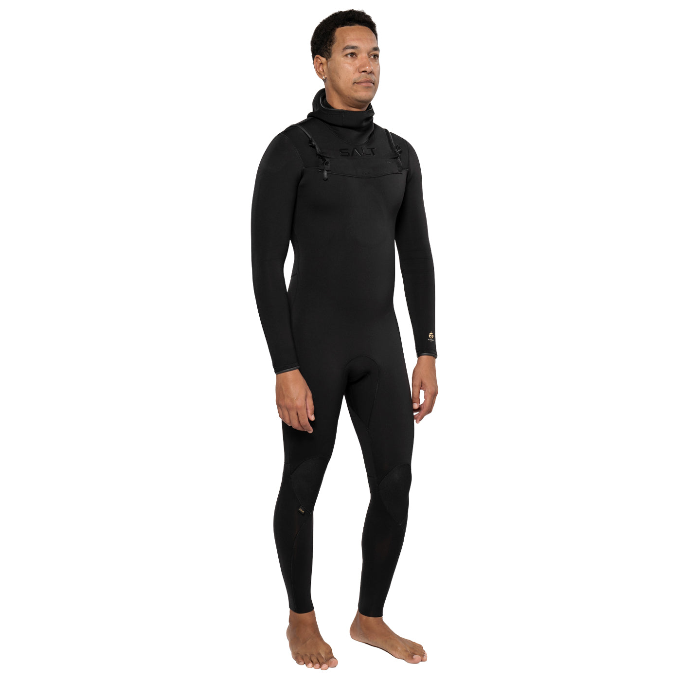 SALT Element Mens Chest Zip Hooded Steamer - 4/3mm