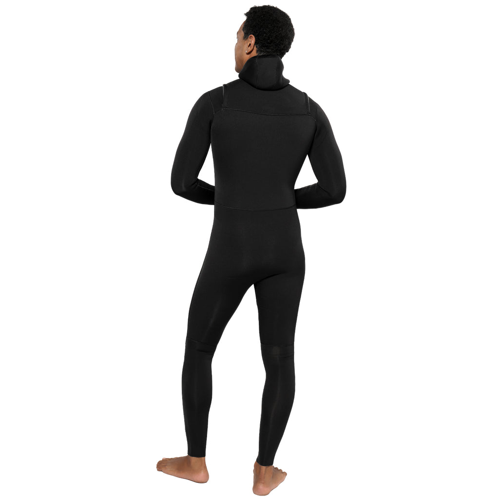 SALT Element Mens Chest Zip Hooded Steamer - 4/3mm