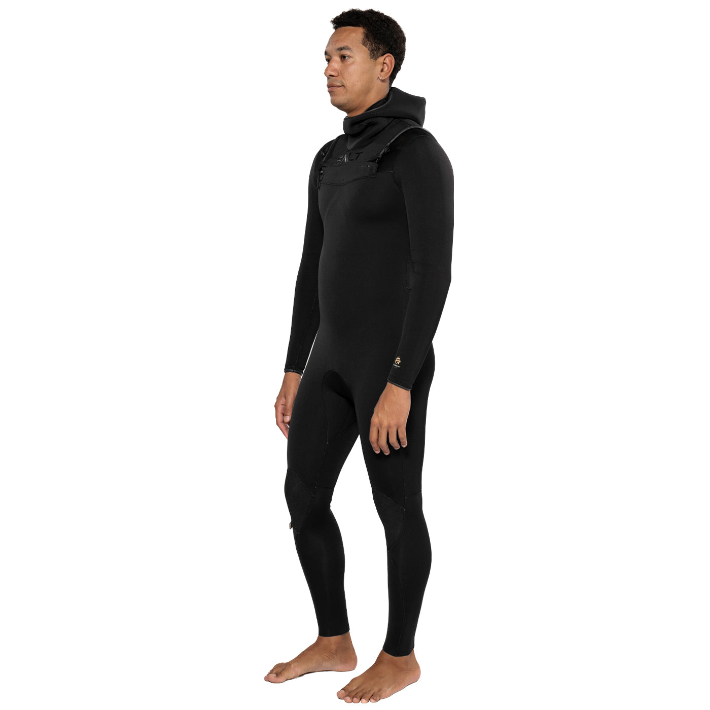 SALT Element Mens Chest Zip Hooded Steamer - 4/3mm