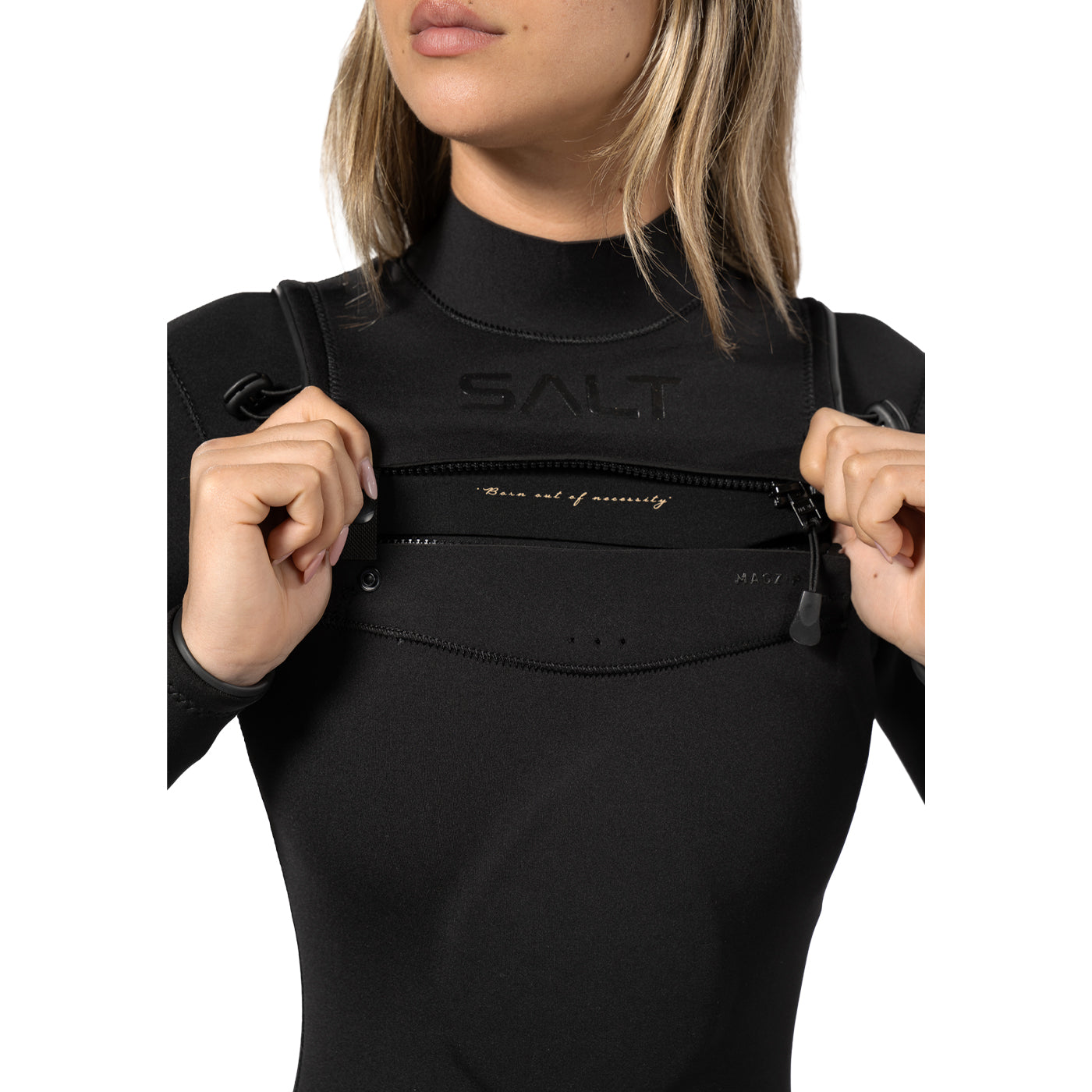 SALT Element Womens Chest Zip Steamer - 3/2mm