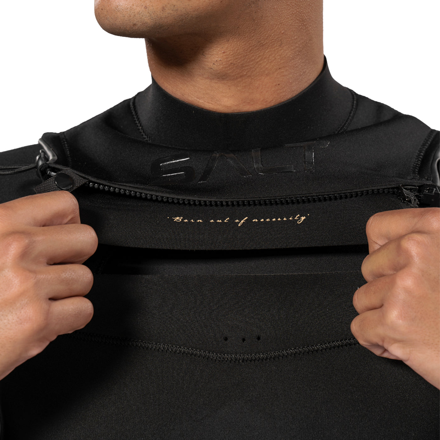 SALT Element Mens Chest Zip Steamer - 3/2mm