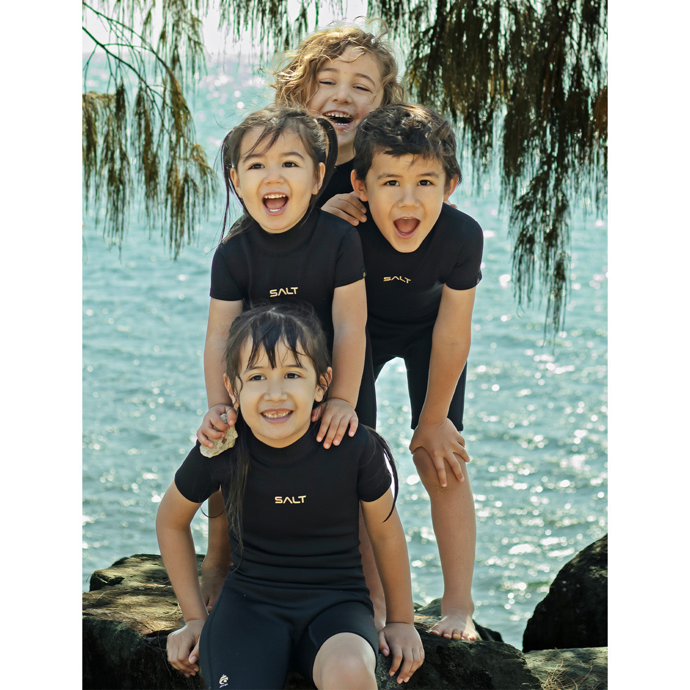 SALT Abyss Kids Short Sleeve Spring Suit - 1.5mm