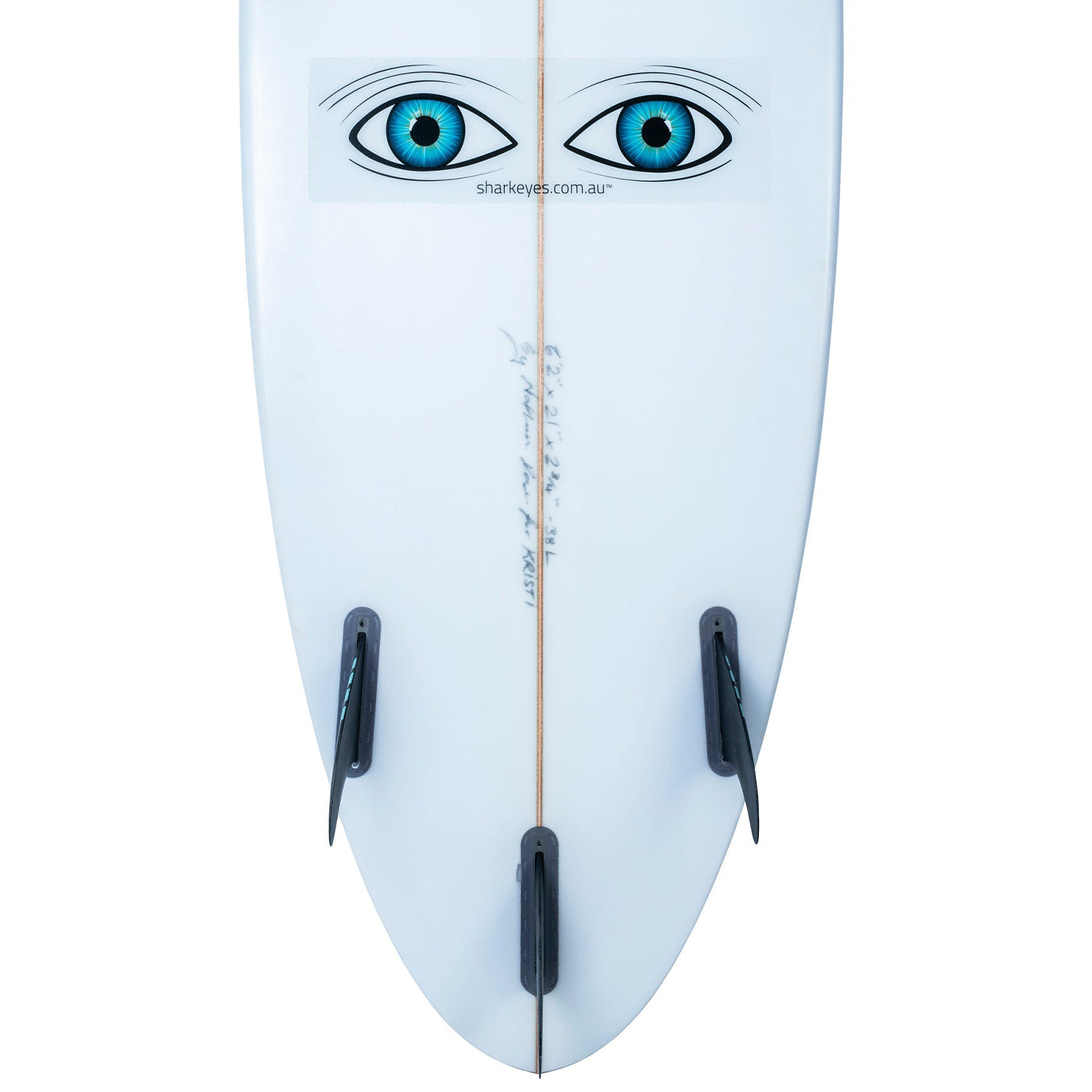 Shark Eyes Clear Sticker - Large