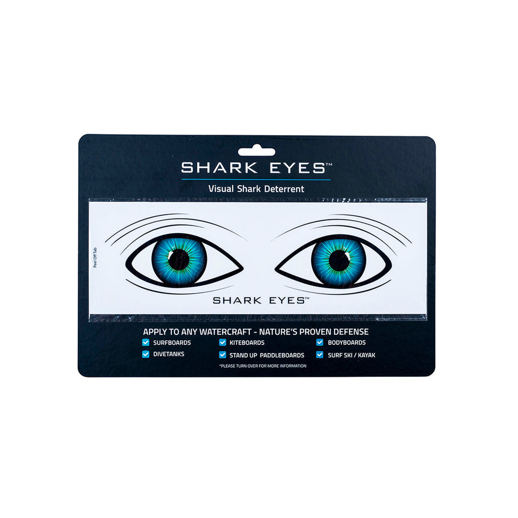 Shark Eyes Clear Sticker - Medium