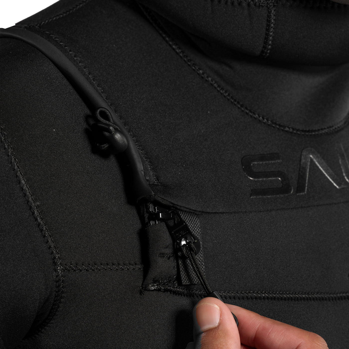 SALT Element Mens Chest Zip Hooded Steamer - 4/3mm