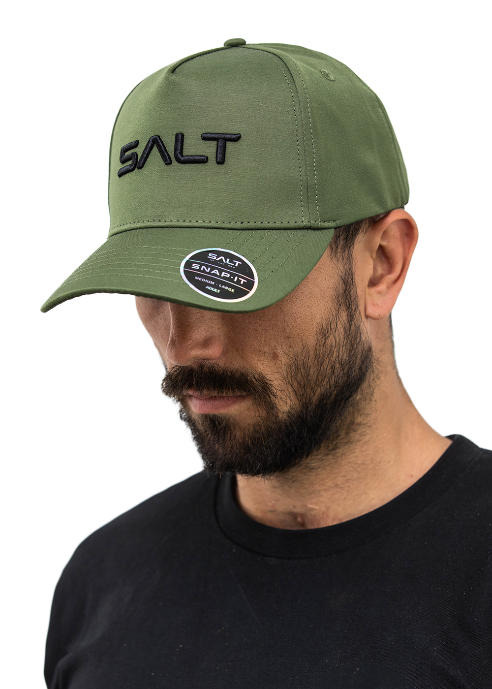 Salt Snapback Cap - Embroidered Salt Logo
