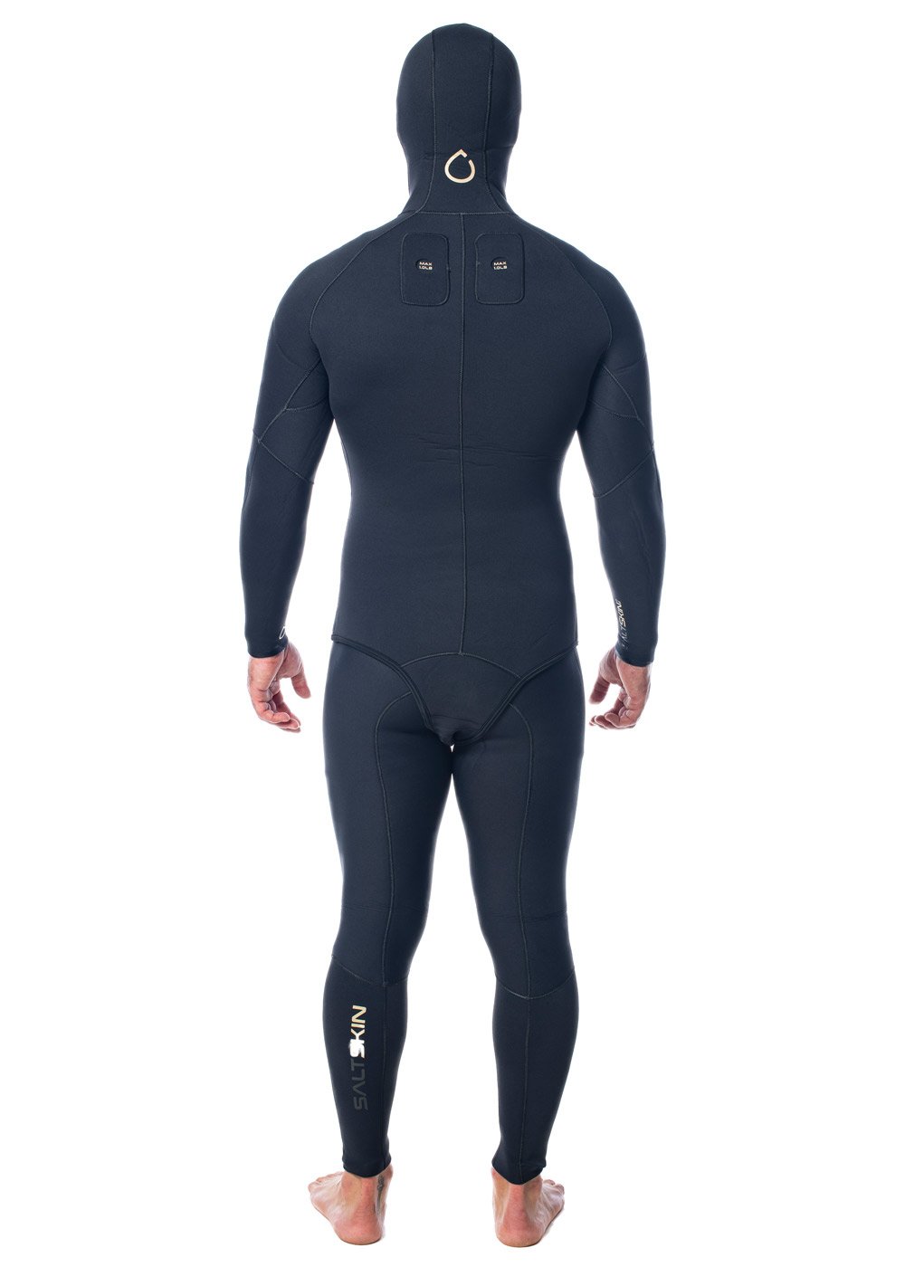 SALT Mens 3.5mm Hooded 2 Piece Wetsuit