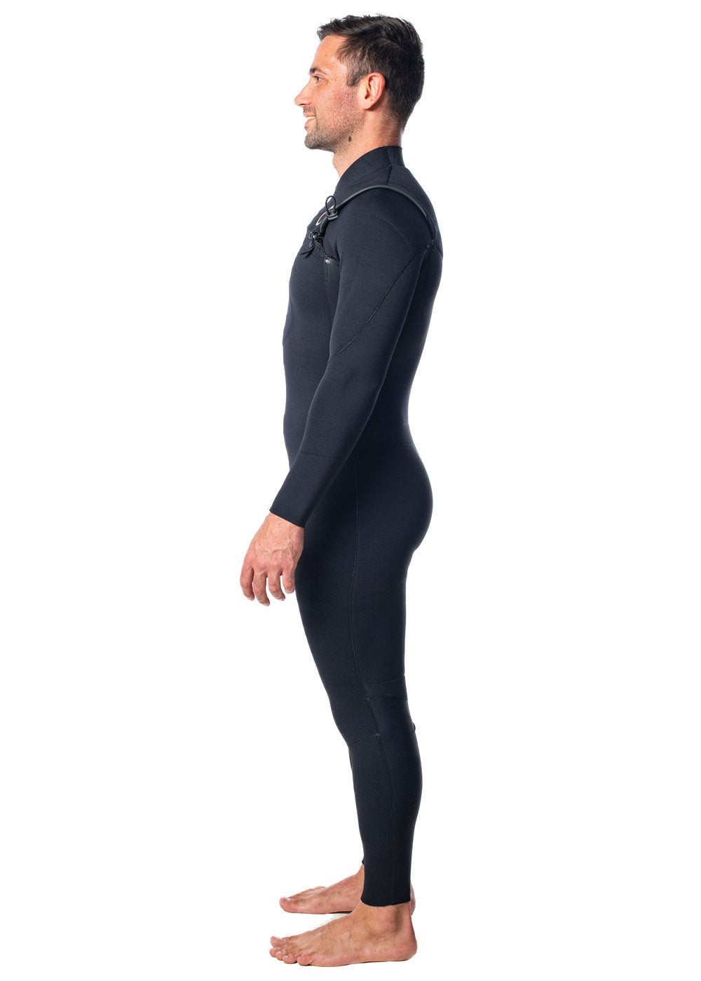 SALT Mens 3/2mm Chest Zip Steamer Wetsuit